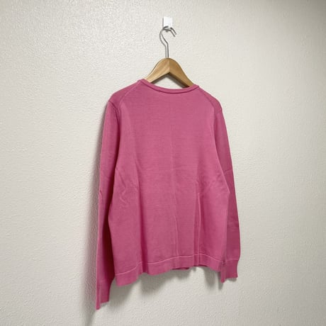 BASIC AND ACCENT クルーネックカーディガン