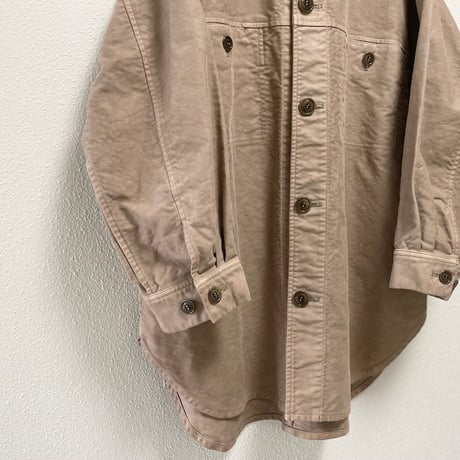 未使用品 / nest Robe / コットンモールスキンビッグシャツジャケット