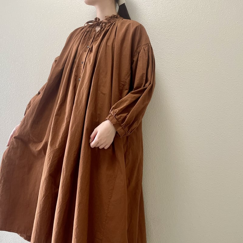 nest Robe コットンラミーバルーンスリーブワンピース | Lisululu Store 