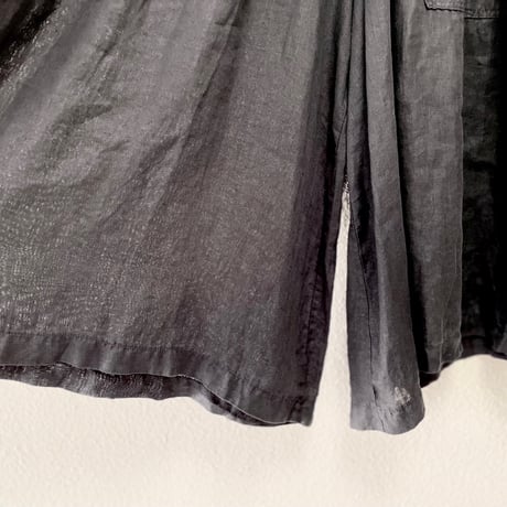 定番品 / ARTE POVERA  リネン染めロングギャザリングパンツ