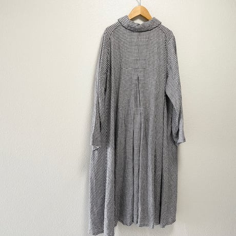 nest Robe ヘンプ先染めギンガムコート