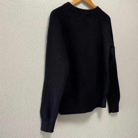 Vincent et Mireille jeans factory別注 ウールリブクラシッククルーネックニット