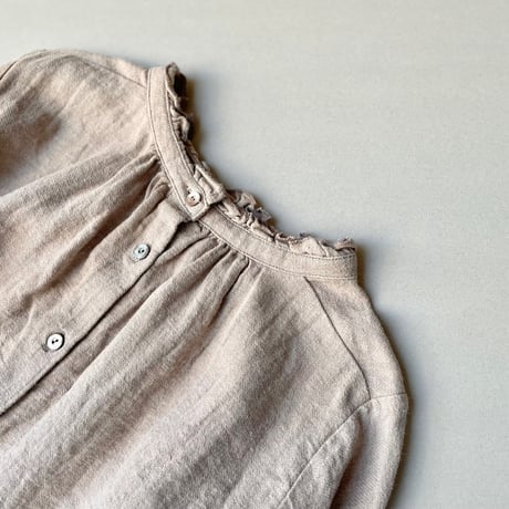 nest Robe リネンスタンドフリルブラウス