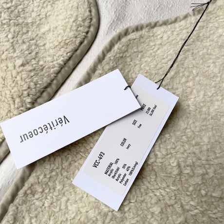 2024AW / 未使用品 / タグ付き Veritecoeur シープボア ボンディング ベスト