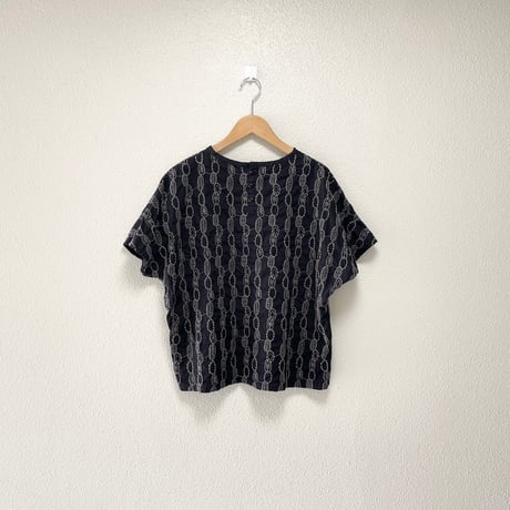 grin 刺繍ボックスプルオーバー