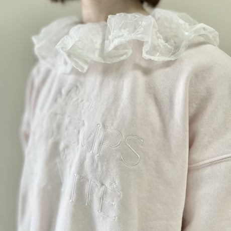 タグ付き未使用品 / 2025SS /  bulle de savon tulle 刺繍 tunic ブラウス
