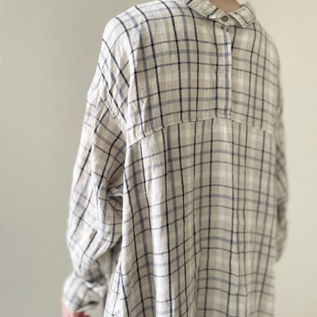 nest Robe リネンチェック2wayワンピース タータンチェック