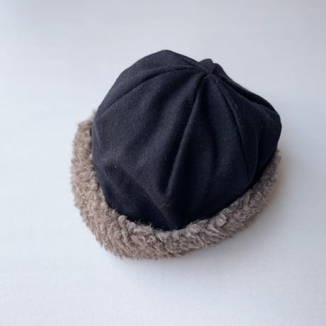 販売継続品/ mature ha. reversible beanie boa リバーシブルビーニー ボア 帽子