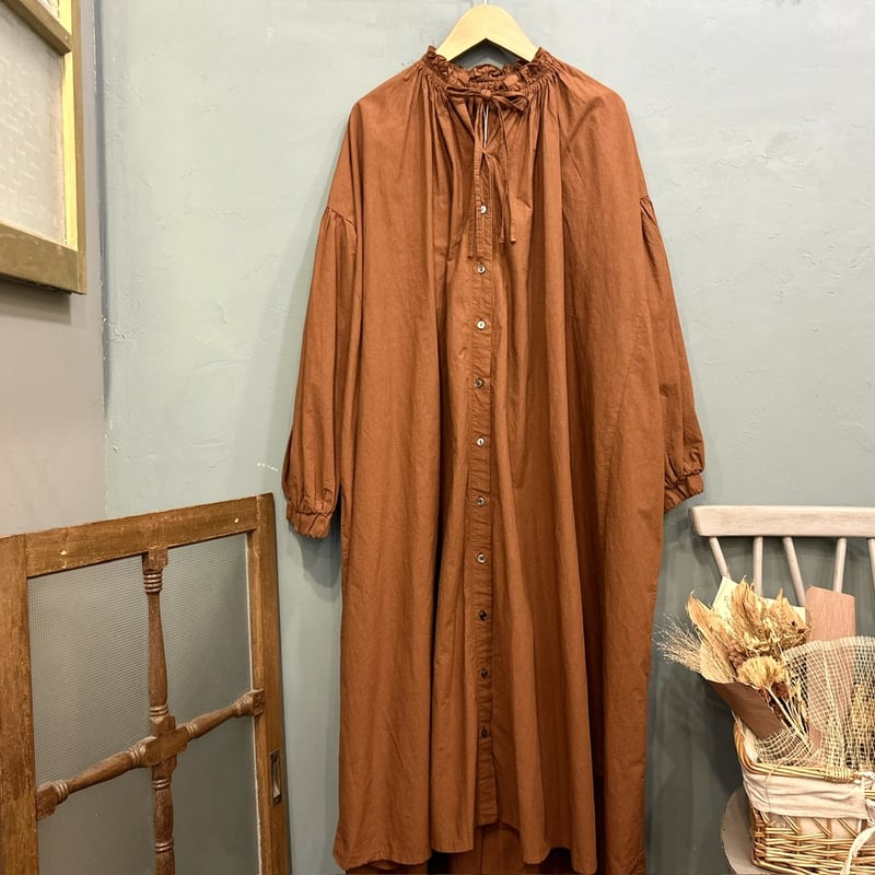nest Robe コットンラミーバルーンスリーブワンピース | Lisululu Store 