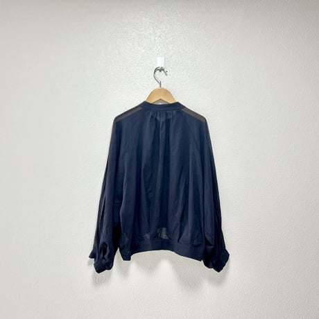 cloche ボリューム袖コットンシアーブルゾン