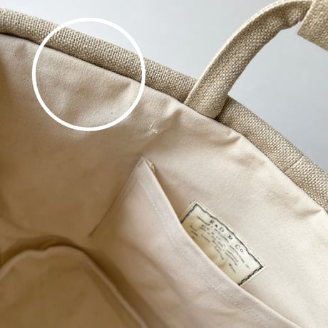 定番販売品 / R&D.M.Co- アールアンドディーエムコー LINEN MARCHE BAG(S)
