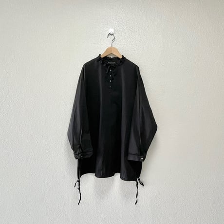 2024SS / mizuiro ind  ギャザーネックシャツ