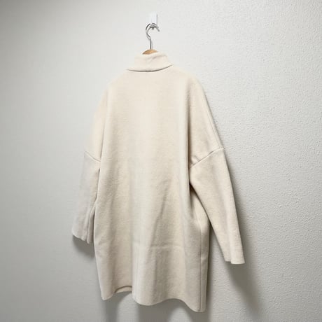 R&D.M.Co- / OLDMAN’S TAILOR  ウールフェルトニットハーフコート