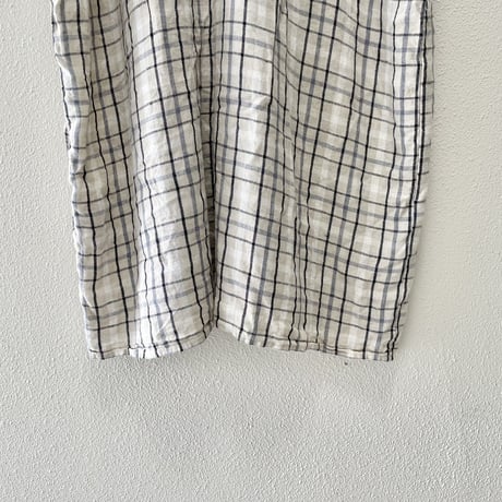 nest Robe リネンチェック2wayワンピース タータンチェック
