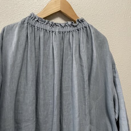 nest Robe リネンシャーリングネックワンピース