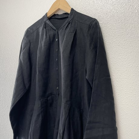 人気完売品 / nest Robe  リネンYネックドレス