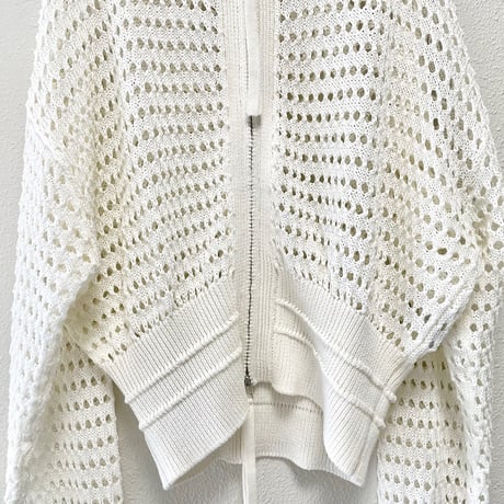 ADAM ET ROPÉ FEMME  WEB限定 メッシュニットブルゾン