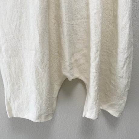 定番品 / あたう洋裁店 ポンポンマム サルエルパンツ 生成り