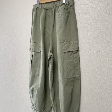 2023SS / 人気完売品 nest Robe コットンリネン石目コクーンカーゴパンツ
