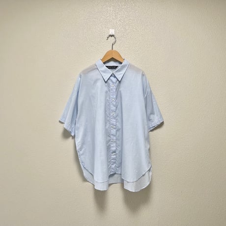 mizuiro ind ハーフスリーブワイドシャツ