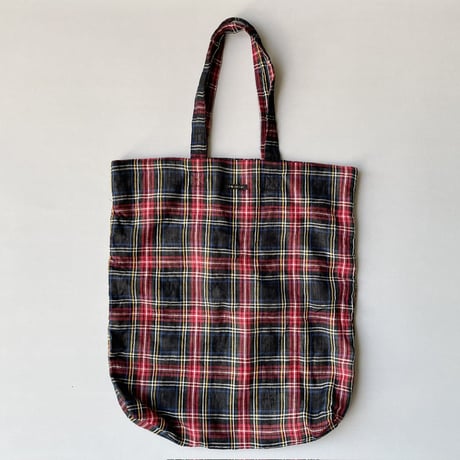 R&D.M.Co- オールドマンズテーラー リネンタータンチェックバッグ  “TOTE BAG”