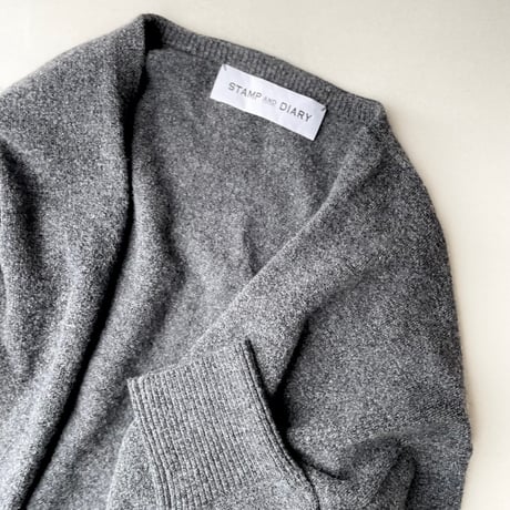 STAMP AND DIARY ロングニットカーディガン