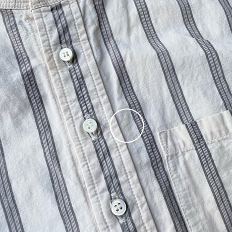 nest Robe コットンリネンストライプロングチュニック