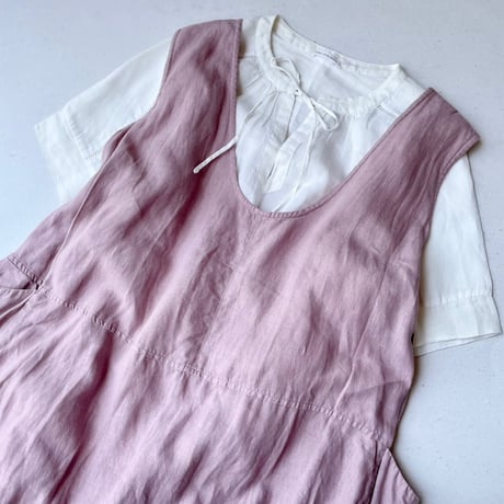 nest Robe リネンノースリ2wayワンピース