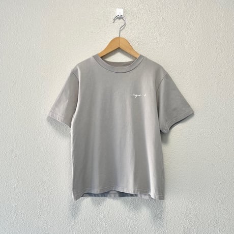 販売継続品 /  agnes b. ミニロゴ コットン 半袖 Tシャツ "Christof"