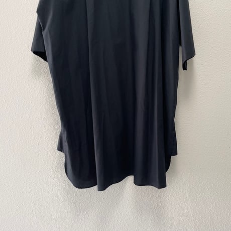 mizuiro ind ハーフスリーブ ワイド シャツワンピース
