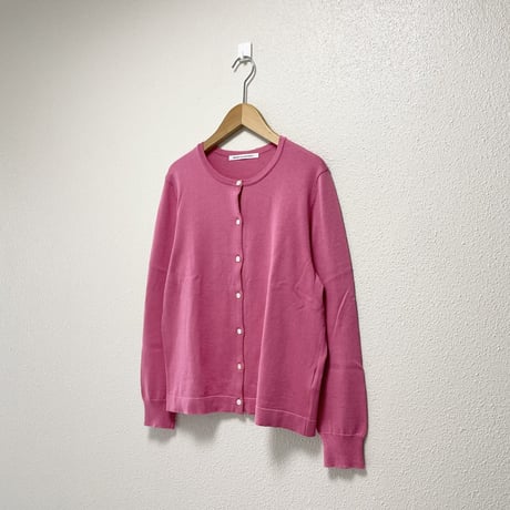 BASIC AND ACCENT クルーネックカーディガン