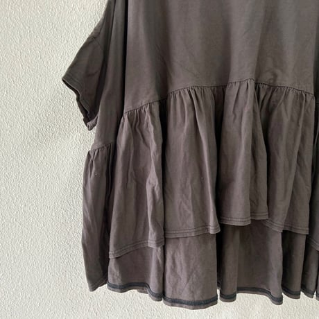 mizuiro ind（ミズイロインド）ギャザーワイドプルオーバー