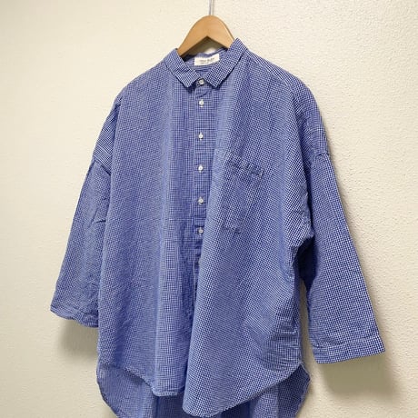 nest Robe ハードマンコットンリネンカシュクールシャツ