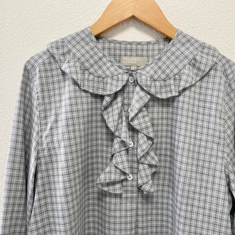 margarethowell 襟付きフリルブラウス
