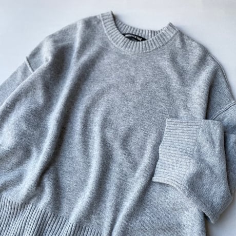 mizuiro ind  クルーネックワイドプルオーバー