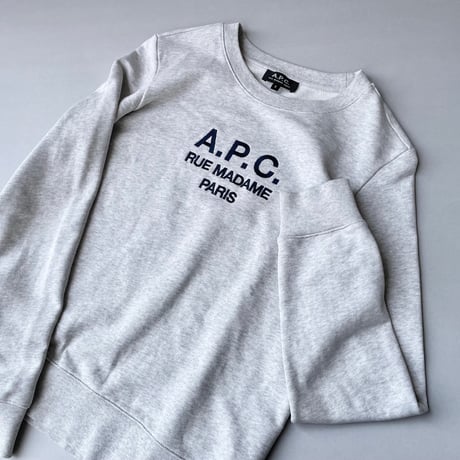 2023SS / A.P.C. ロゴ刺繍スウェット