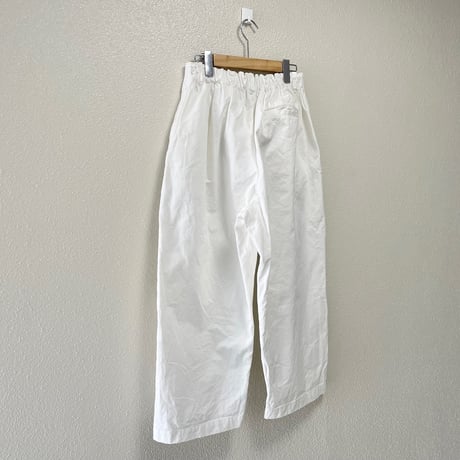 2023SS / nest Robe コットンチノ近江晒 タックパンツ