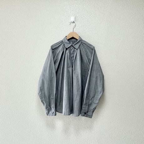 2024AW / 販売継続品 UNIVERSAL TISSU ナチュラルタイプライターギャザータックBL