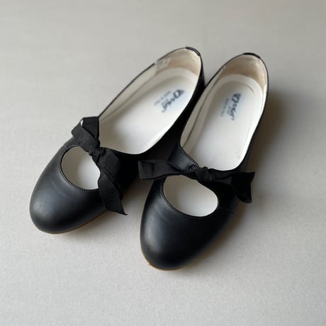 ANNIEL レザーリボンパンプス Dot＆Stripes CHILD WOMAN select