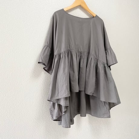 mizuiro ind ワイドギャザープルオーバー