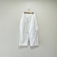 2023SS / nest Robe コットンチノ近江晒 タックパンツ