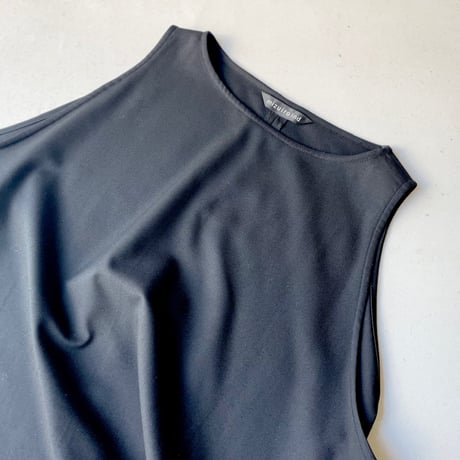 mizuiroind 2024AW ボートネックノースリーブワンンピース
