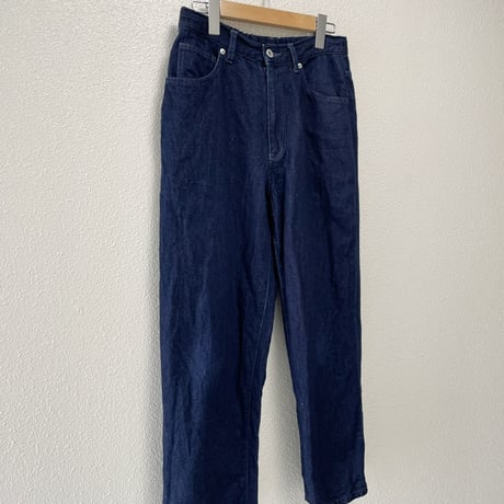 販売継続品 / TISSU サフィランリネンデニム ハイライズパンツ