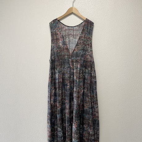 2025AW / l'atelier du savon check × hana 2wayノースリワンピース
