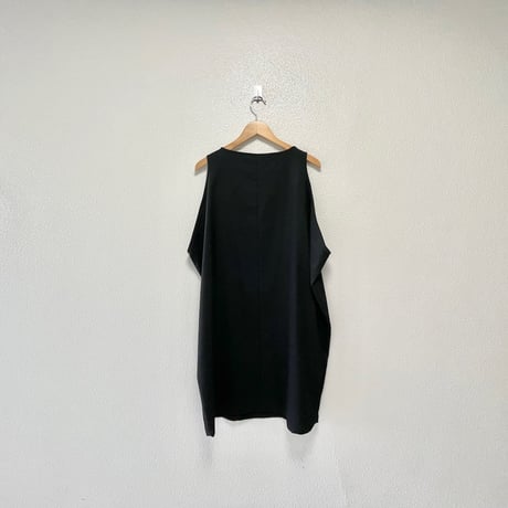 mizuiroind 2024AW ボートネックノースリーブワンンピース