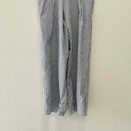 nest Robe ストライプコットンワイドパンツ