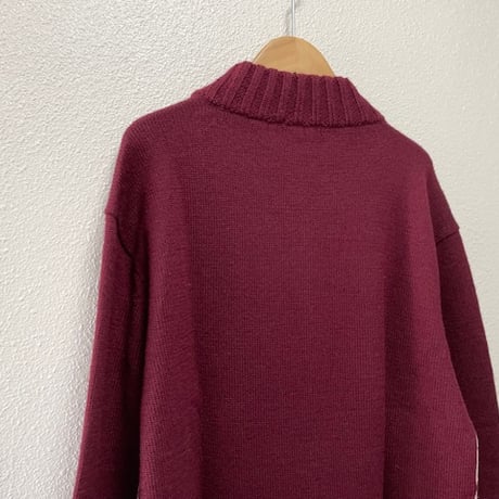 未使用品 / BURBERRY BLACK LABEL ジップアップ ニットカーディガン