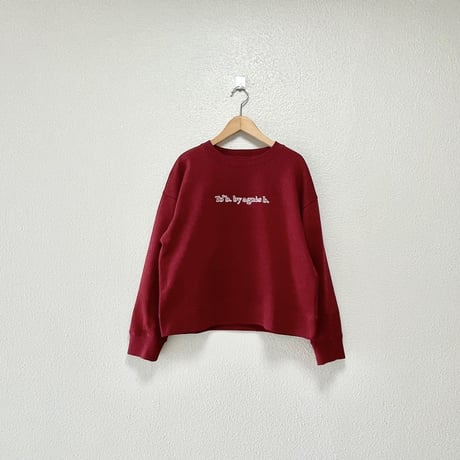 販売継続品 / 未使用品 To b. by agnes b.  コットン ロゴ スウェットプルオーバー