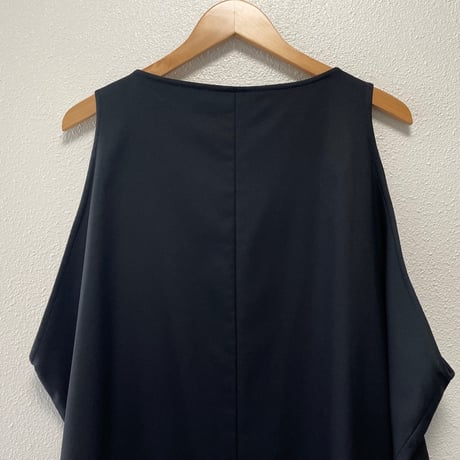 mizuiroind 2024AW ボートネックノースリーブワンンピース