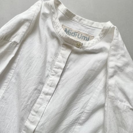 MidiUmi  フロントシームハーフスリーブシャツ